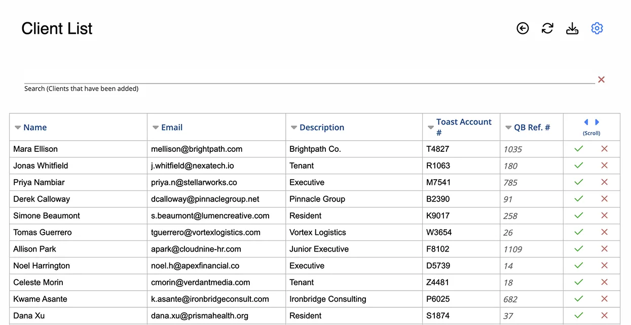 Client Management Portal